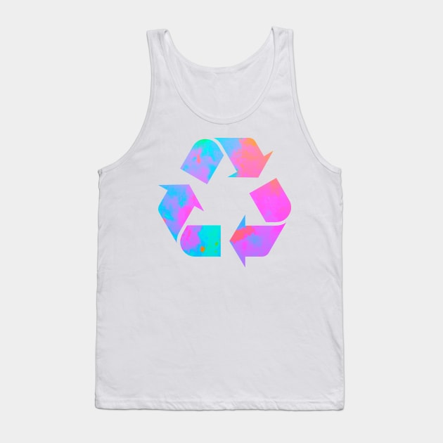 Colorful Recycle Logo Tank Top by lolosenese